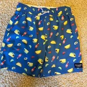 Abercrombie & Fitch Kids taco swim trunks size 9/10